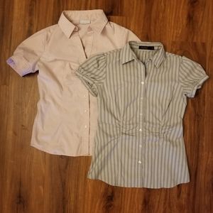 Lot of 2 button down shirts